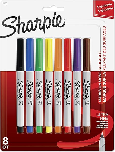 Sharpie Ultra Fine Marker - Set of 8