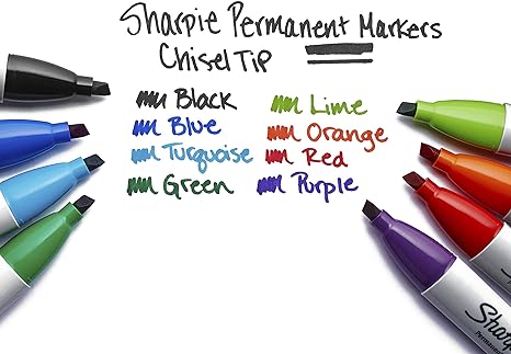 Sharpie Chisel Marker - Set of 8