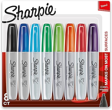 Sharpie Chisel Marker - Set of 8