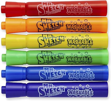Mr. Sketch Coloring Markers - Set of 6 "Movie Night" / Scented + Washable