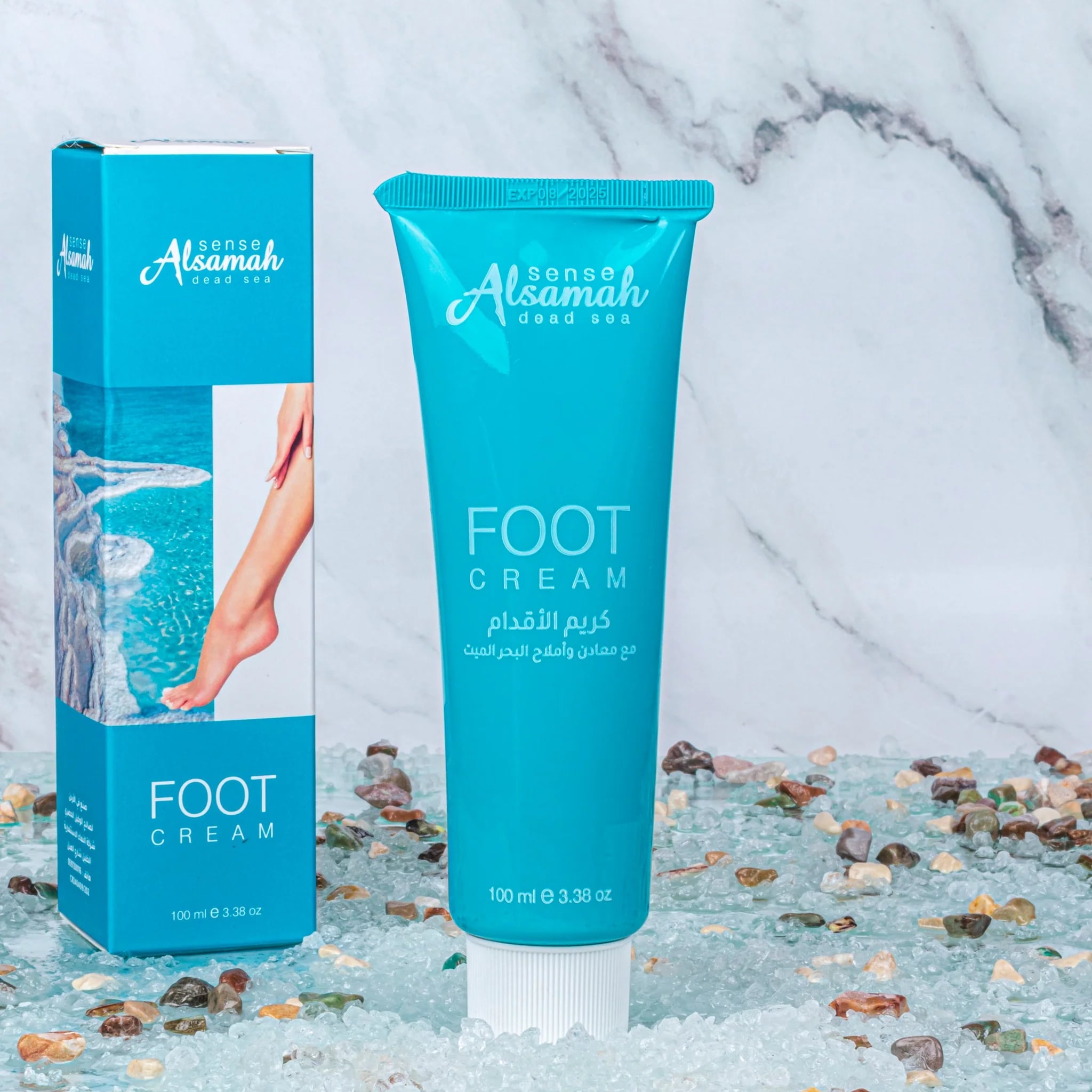 Cream feet with the Dead Sea salts from Al -Samah