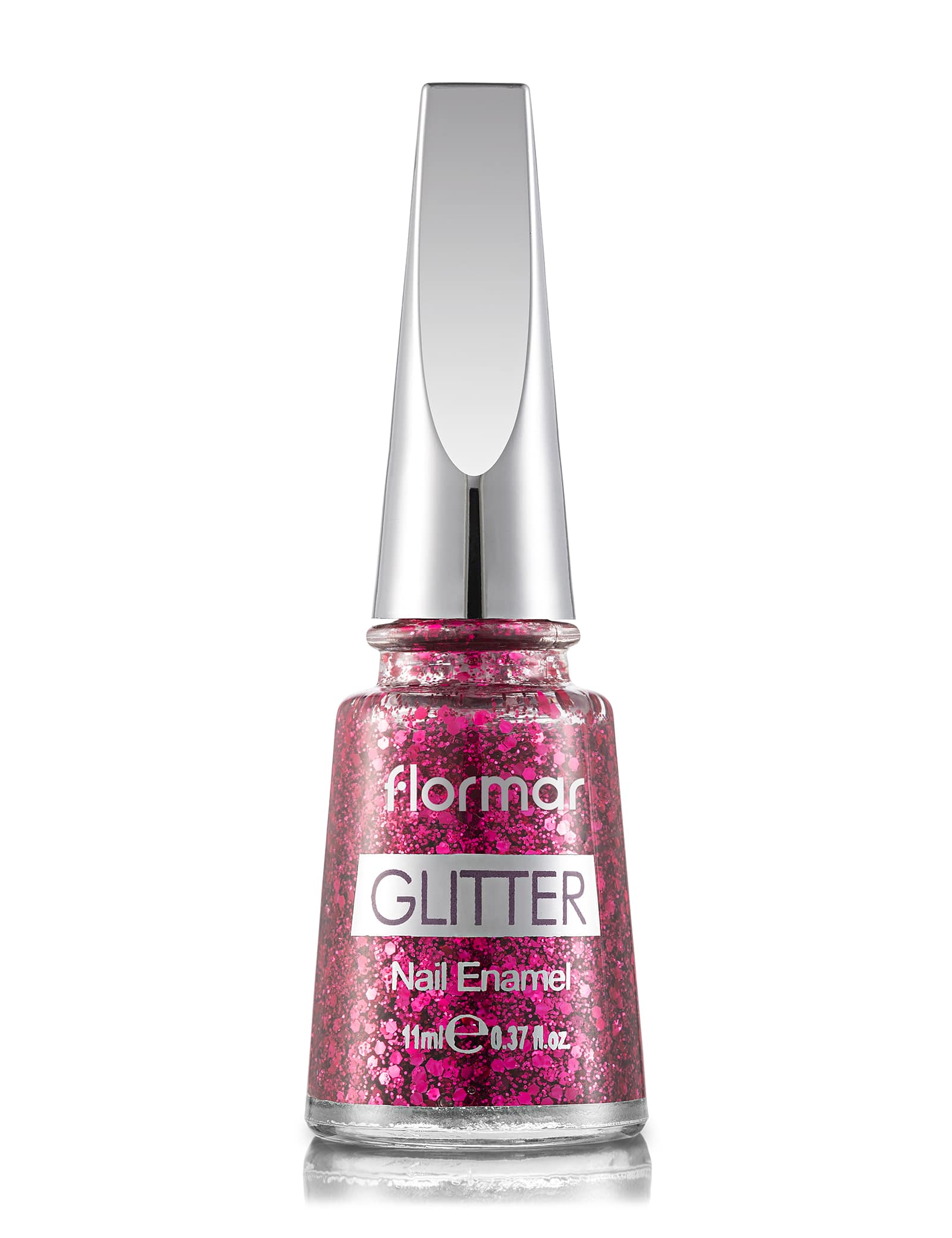 Flormar Glitter Nail Enamel - GL03 Ruby Light