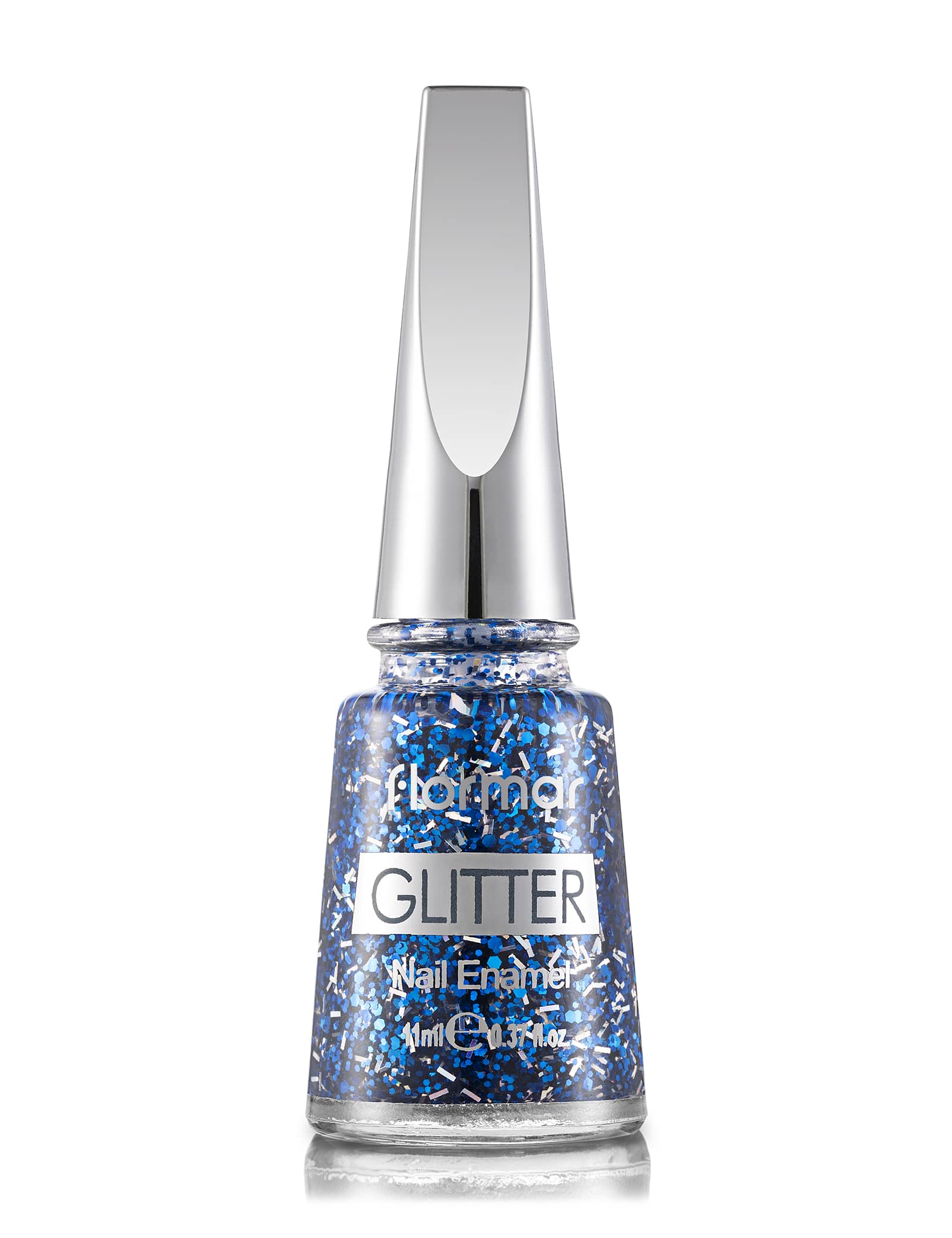 Flormar Glitter Nail Enamel - GL07 Sapphire Shine