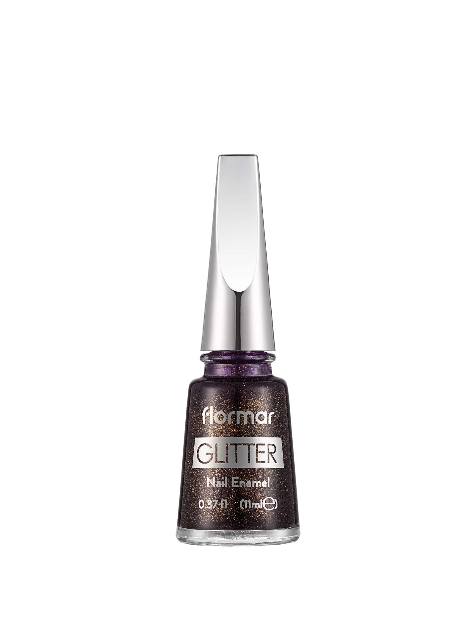 Flormar Glitter Nail Enamel - GL44 Purple Glare