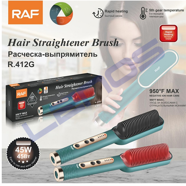 Hair straightener model R.412G RAF