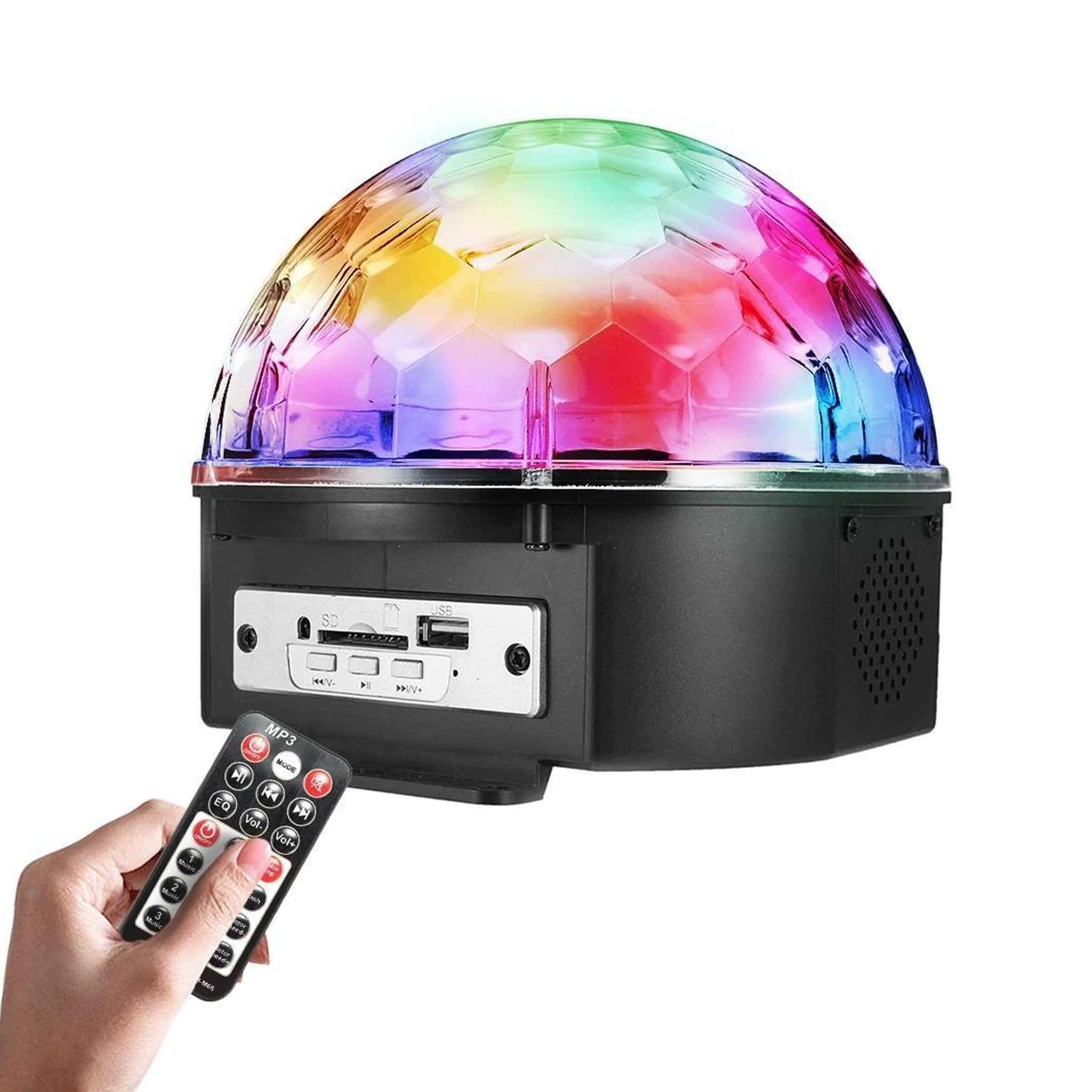LED Light Crystal Light MP3 Bluetooth Speaker