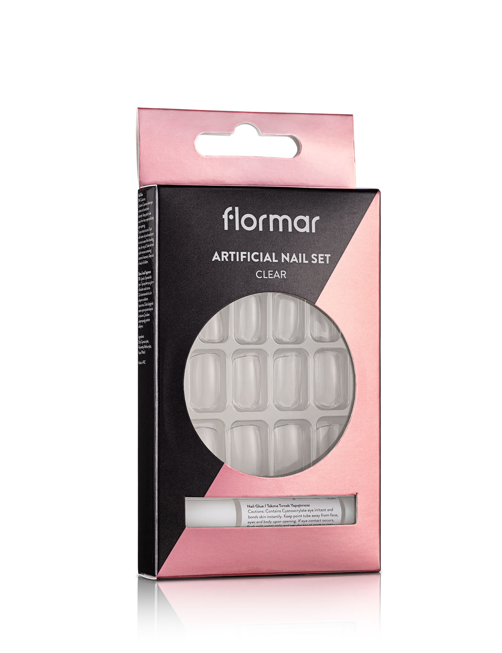 Flormar Artificial Nail Set White