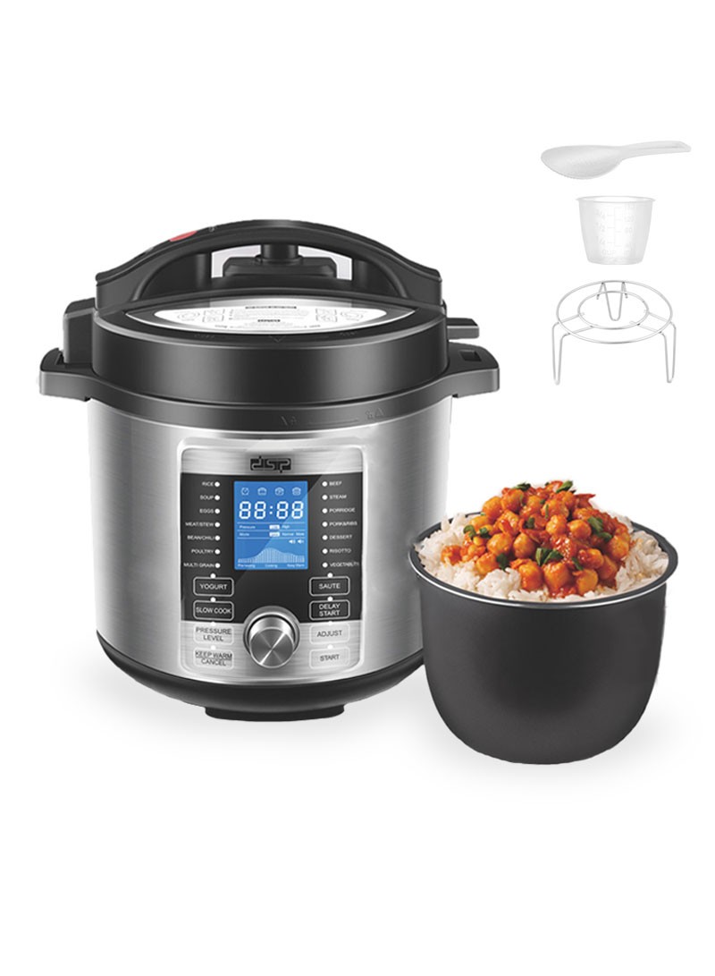 Dsp Multifunction Electric Rice Cooker, 1000 Watts, 6 L, Stainless Steel