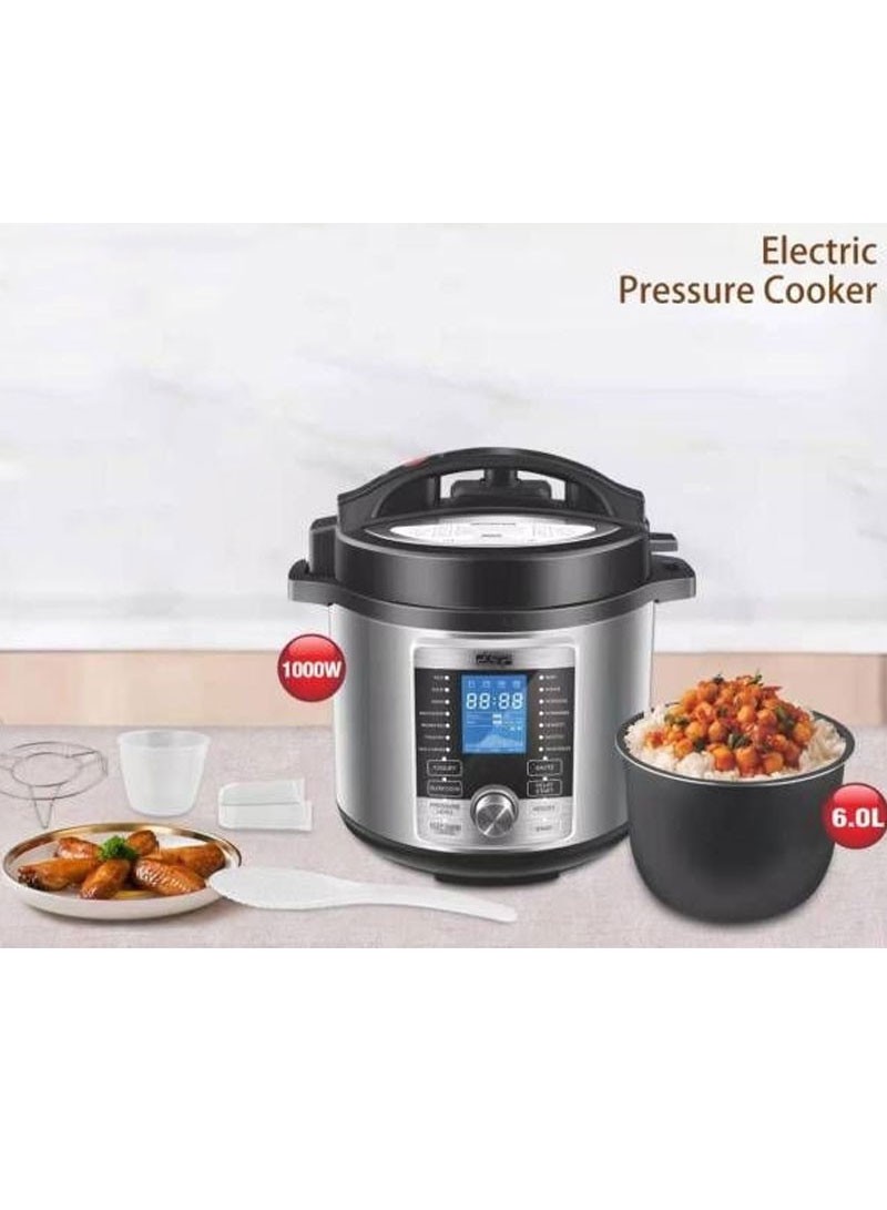 Dsp Multifunction Electric Rice Cooker, 1000 Watts, 6 L, Stainless Steel