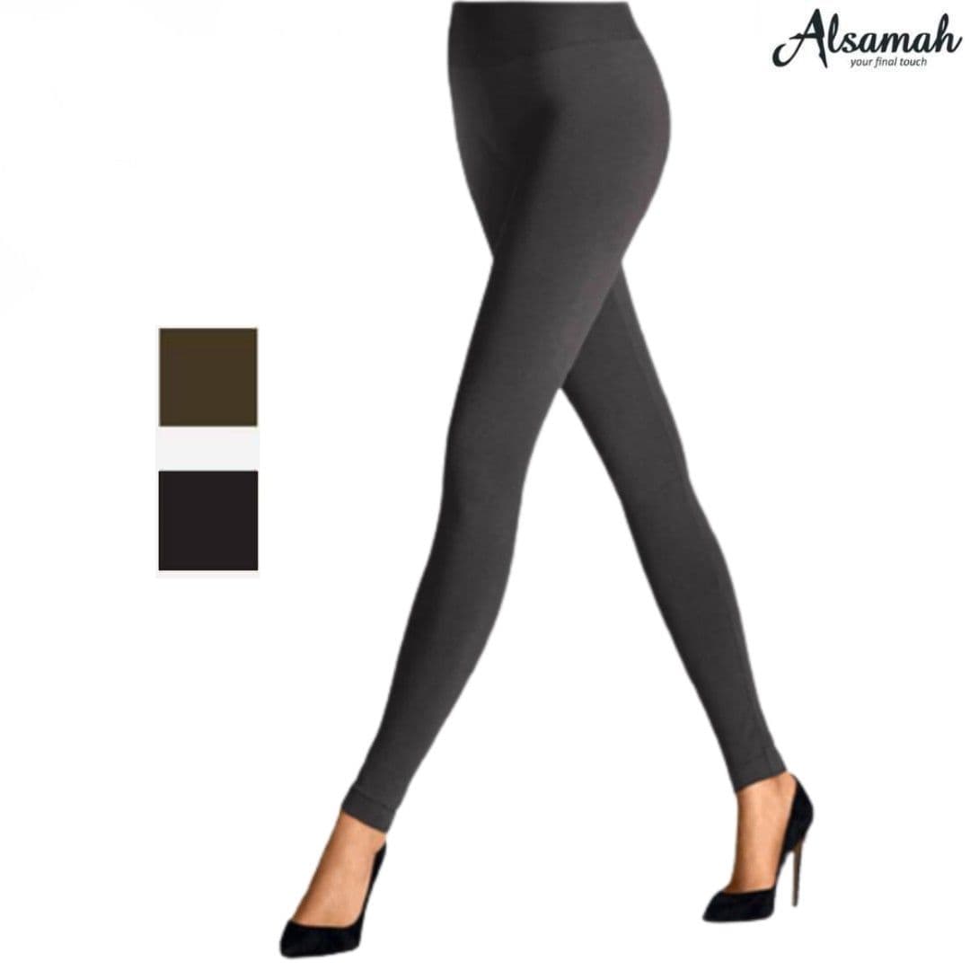 Soft leggings for women - 80 denier thickness, multiple sizes and colors - from Al-Samah Company