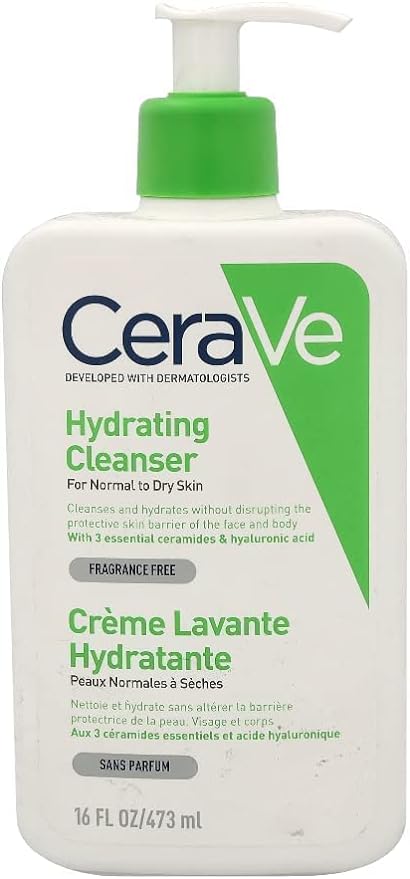 CeraVe Hydrating Cleanser For Normal to Dry Skin