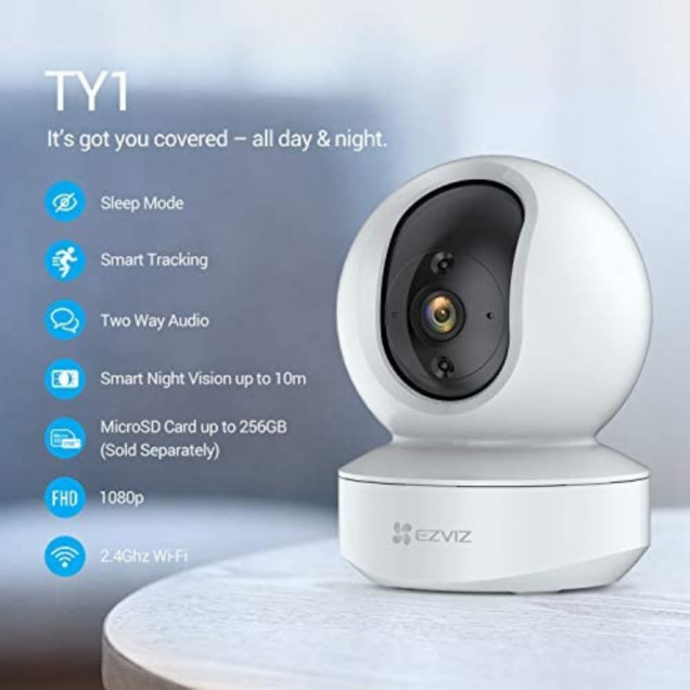 EzViz TY1 Smart Wi-Fi Pan & Tilt Security Camera