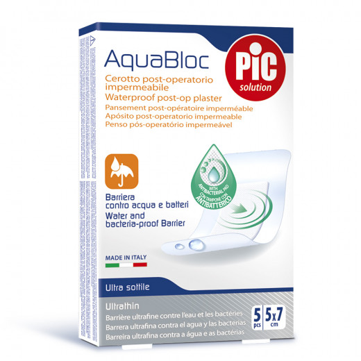 Pic Aquabloc - Bandage after Operating Table Waterproof 5x7 - Pack of 5
