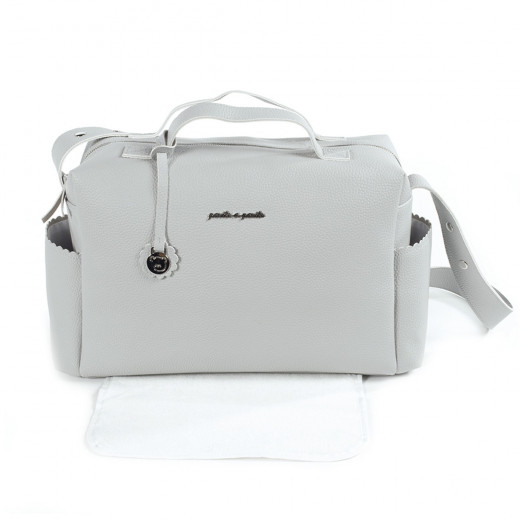 Pasito a Pasito Changing Bag Biscuit Line, Gray Color