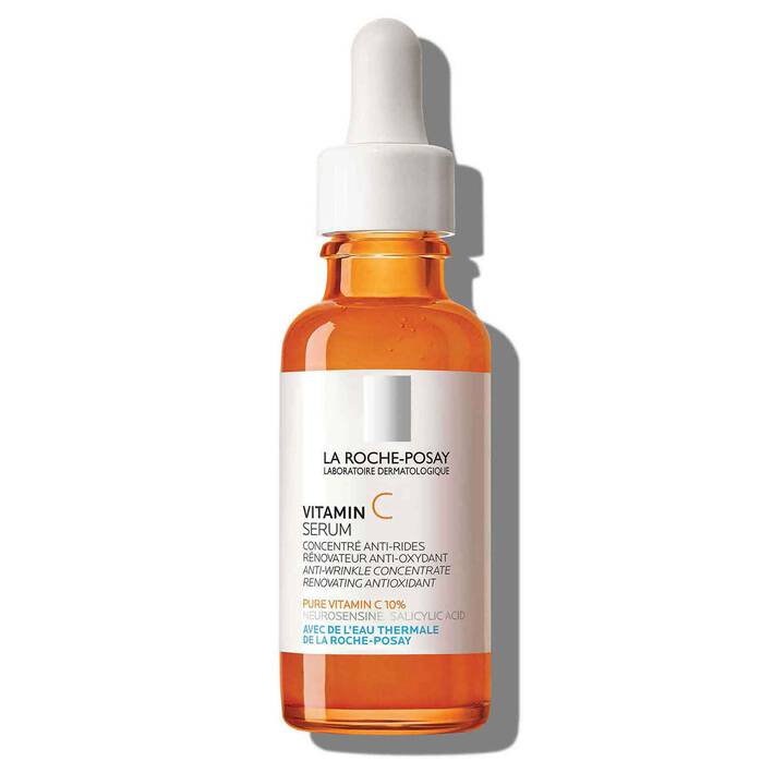 La Roche Posay Pure Vitamin C Face Serum with Hyaluronic Acid & Salicylic Acid, Anti Aging Face Serum for Sensitive Skin