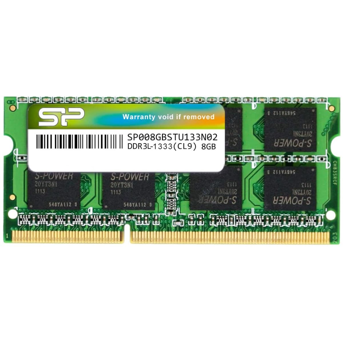 Silicon Power 8GB DDR3L Low Voltage SODIMM-1333 MHz For Laptop