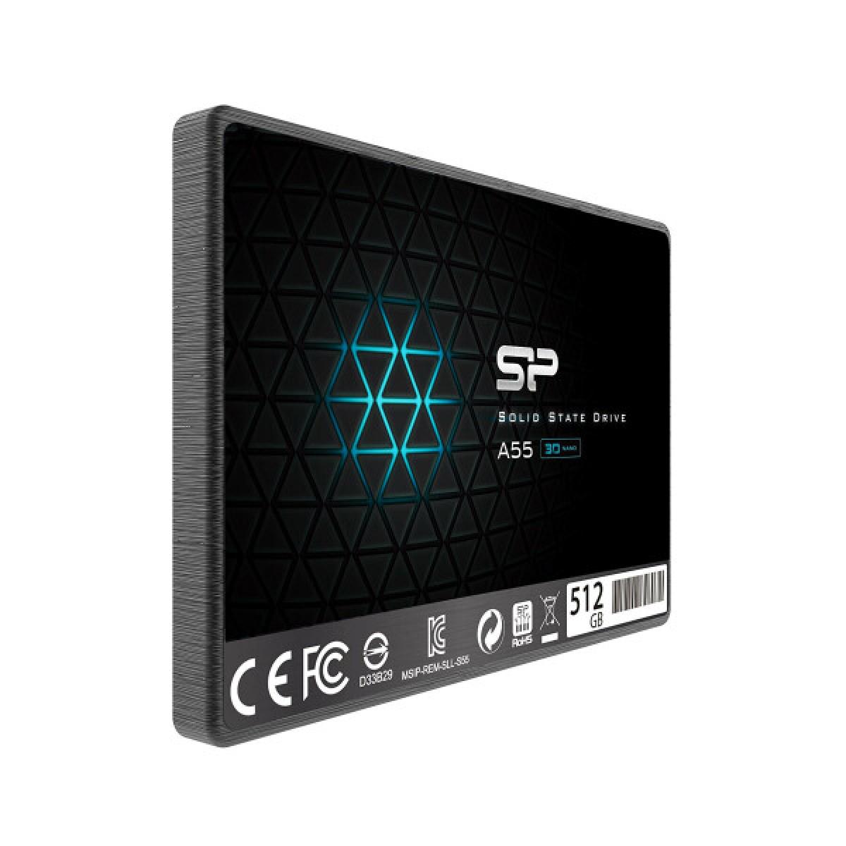 Silicon Power 512GB SSD 3D NAND SATA III 2.5