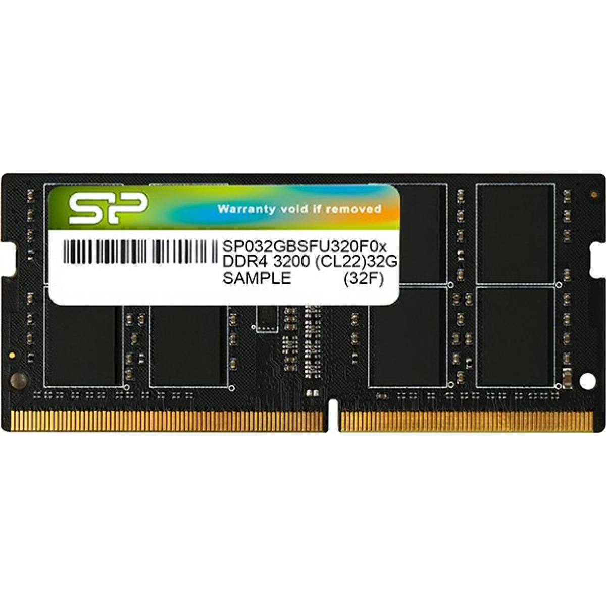 Silicon Power 32GB DDR4 SODIMM-3200 MHz For Laptop