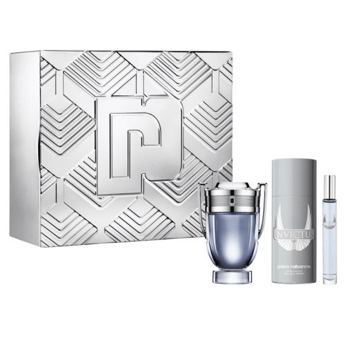 Paco rabanne Invictus EDT 100ML Deodorant Spray 150ML EDT 10ML Gift Set For Men