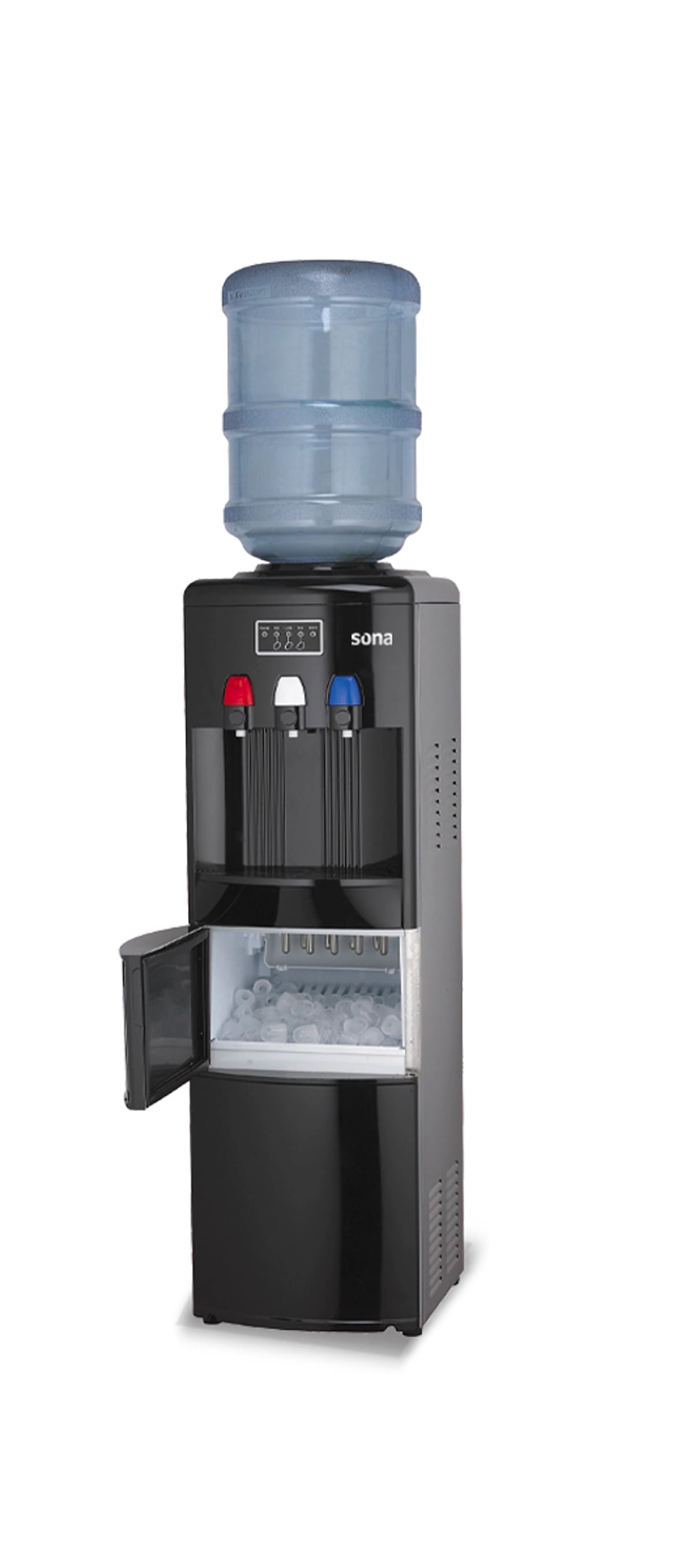 SONA Ice maker with Water Dispenser Black Color