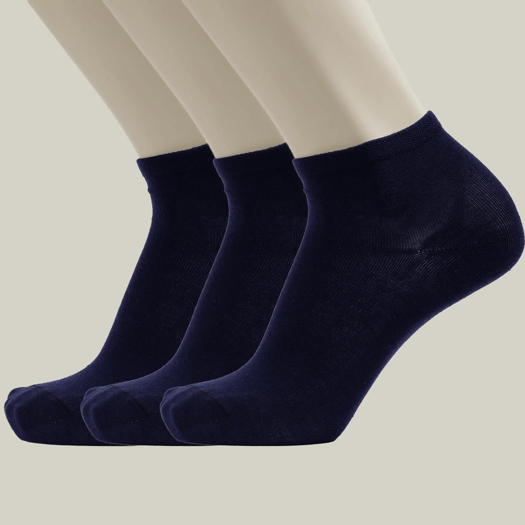 3-Pack Men Ankle Simple Sport Cotton socks from al samah