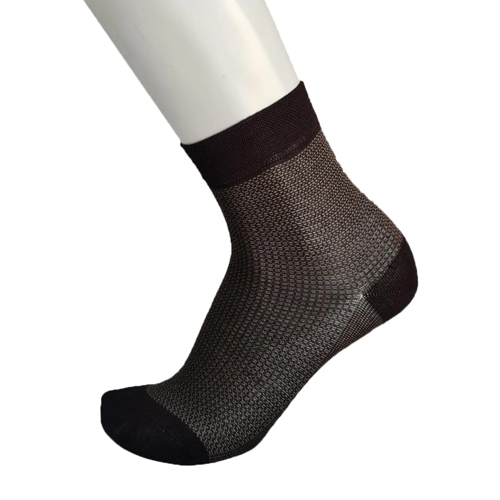Men derby bamboo soft socks Black color from al samah