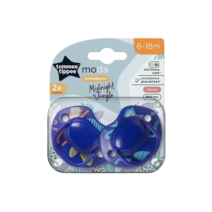Tommee Tippee 6-18 Months Closer to Nature 2 Orthodontic Soothers