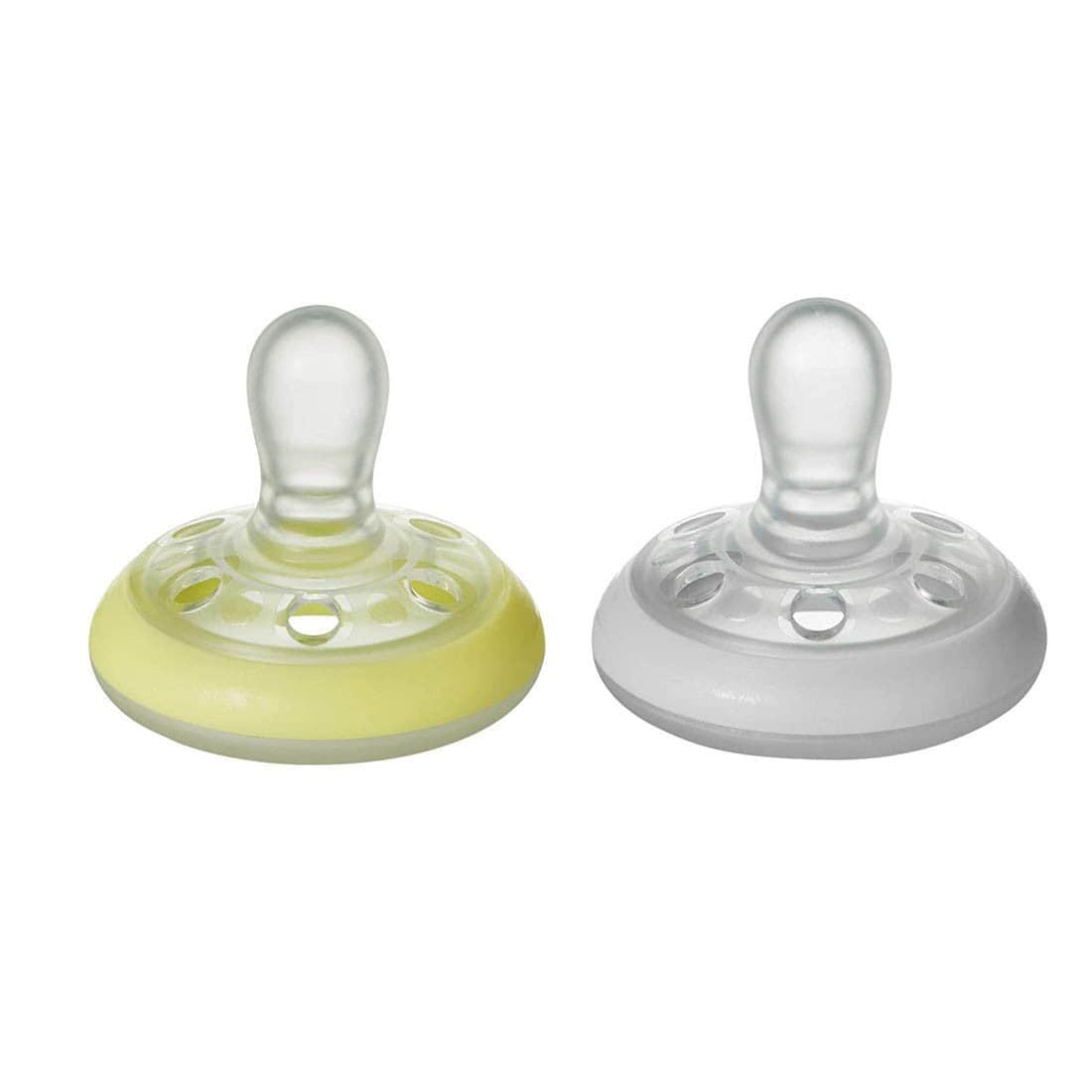 Tommee Tippee Breast Like Soothers Night Time 6-18 months – Pack of 2