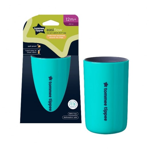 Tommee Tippee 360° Cup Without Handle, 250 Ml Green Color