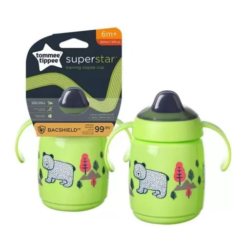 Superstar Trainer children's cup, Green, 300 ml from Tommee Tippee