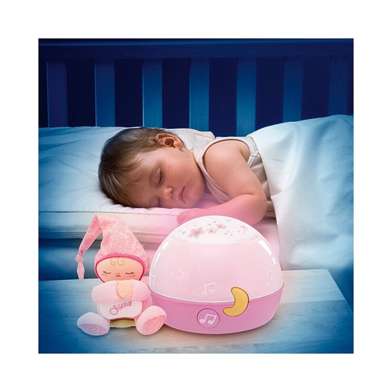 Chicco Goodnight Stars Baby Night Light Projector – Pink