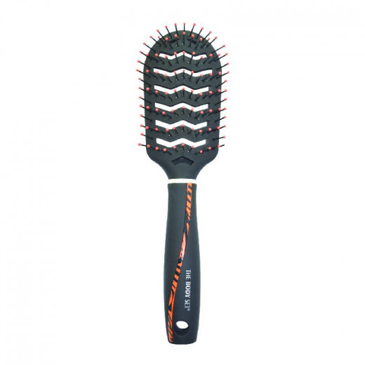 Optimal Hair Brush With Rubber Coating