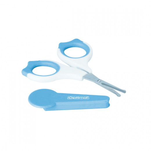 Optimal Baby Safe Scissors, Light Blue color