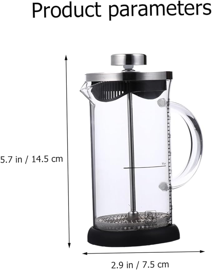 Glass Manual Coffee Maker Jug - 600 ml