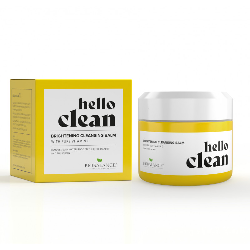 Bio Balance Hello Clean Brightening Cleansing Balm With Pure Vitamin C, 100ml