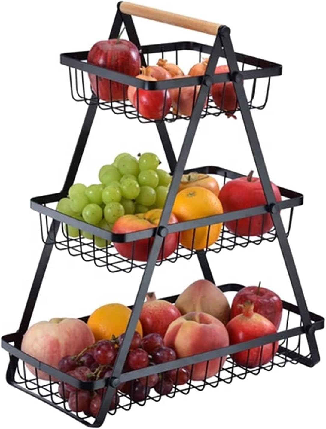 Three-Tier Fruit and Vegetable Basket
