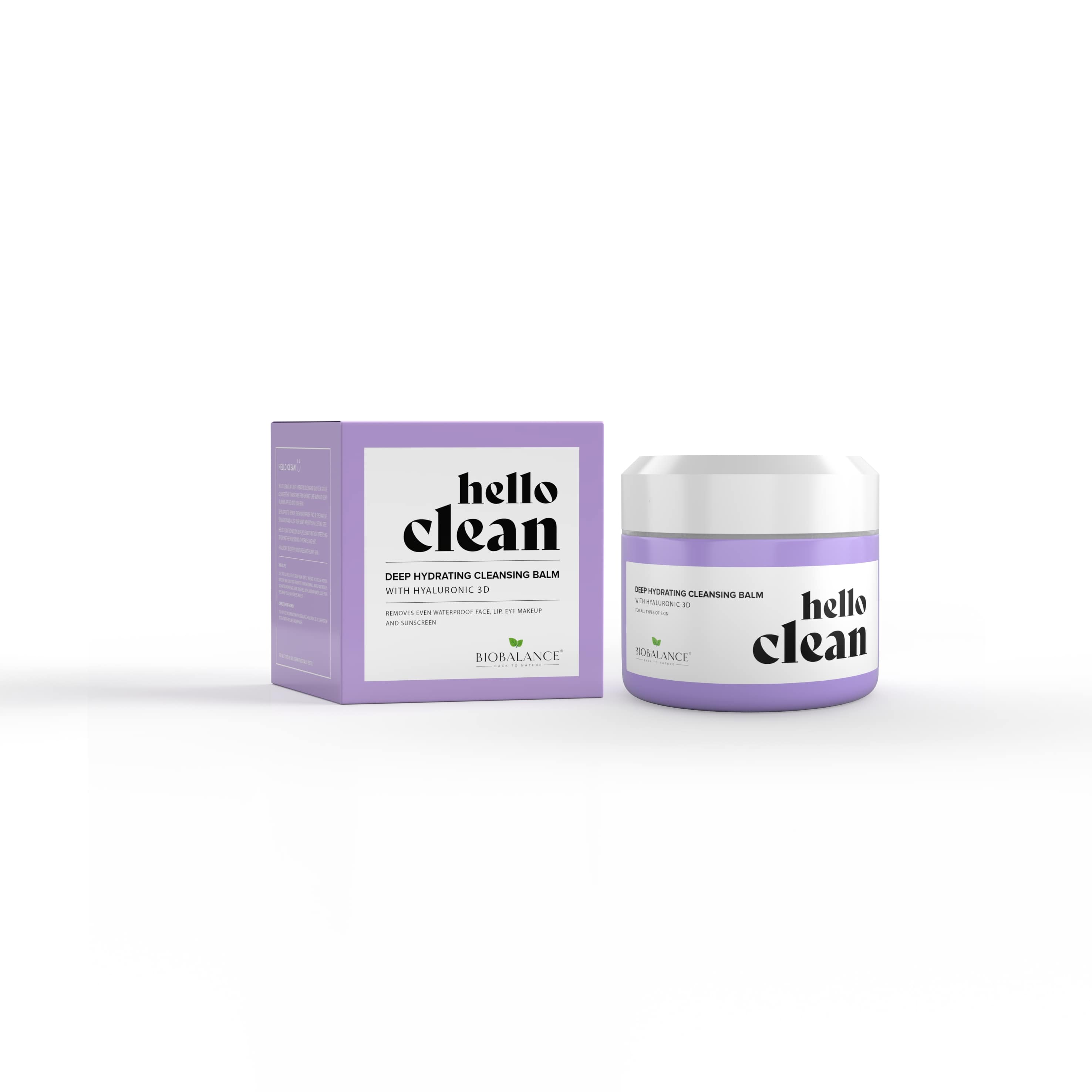 Bio Balance Hello Clean Deep Hydrating Cleansing Balm With Hyaluronic 3D, 100ml
