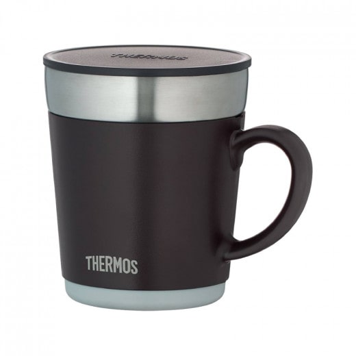 Thermos Stainless Steel Vacuum Desktop Mug, Black Color, 350ml