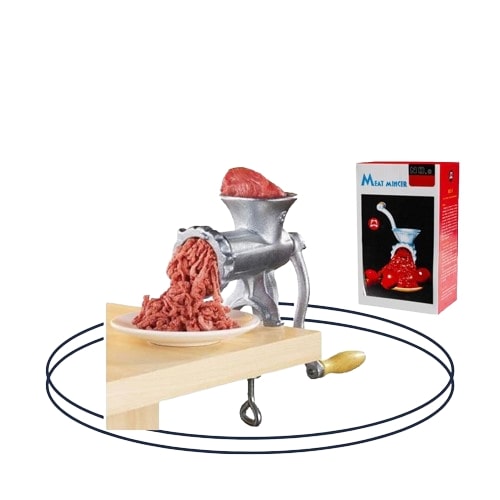 Durable manual meat grinder