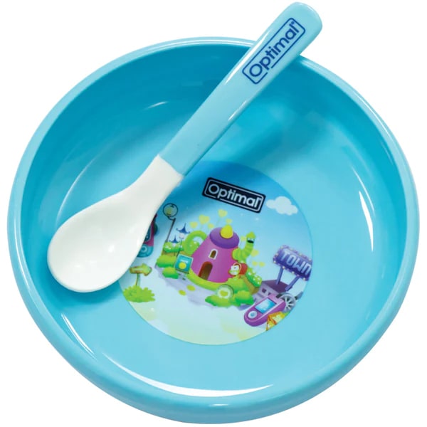 Optimal Solid Body Feeding Plate With Soft Spoon