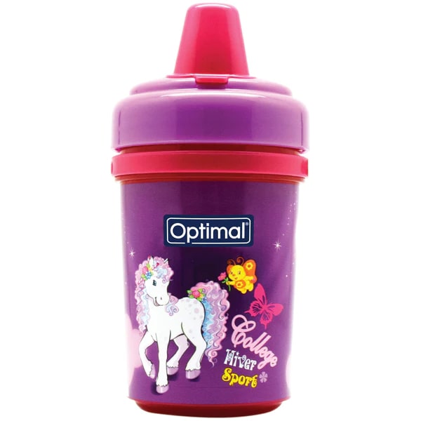 Optimal Children's Mug With Silicone Tip, Purple Color, 240 Ml