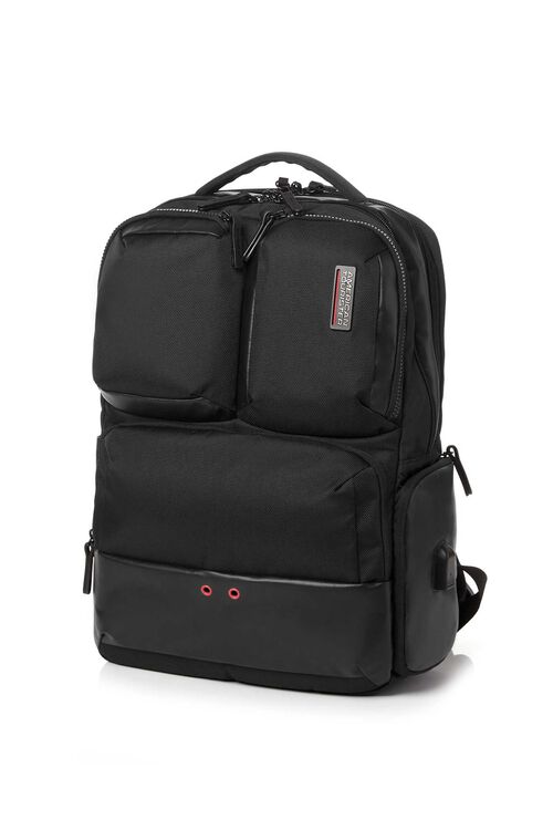 American Tourist Zork Solid Backpack - Black