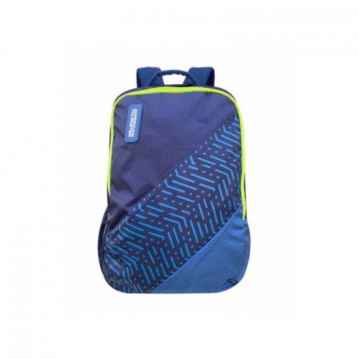American Tourister Coco Polyester Backpack, Blue Color