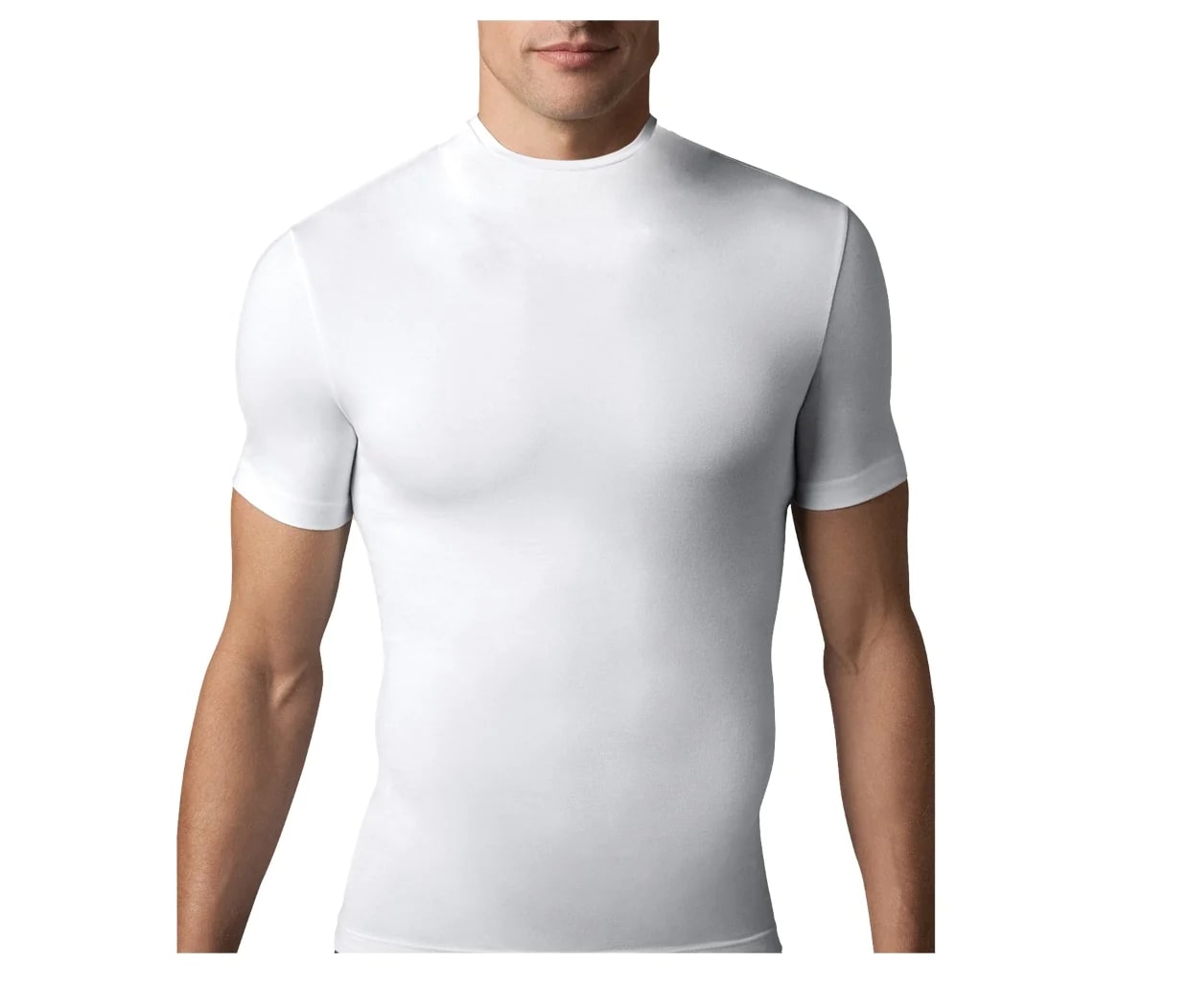 100% Cotton T-Shirt Short Sleeve White Color From AL Samah