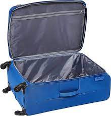 American Tourister Oakland Soft Luggage Trolley Bag, 55cm, Blue