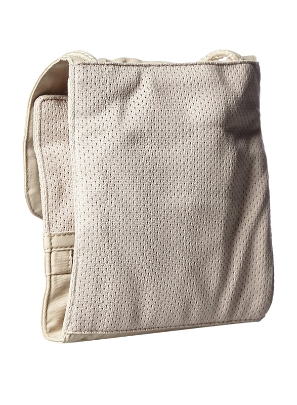 American Tourister Fabric Neck Pouch, Beige