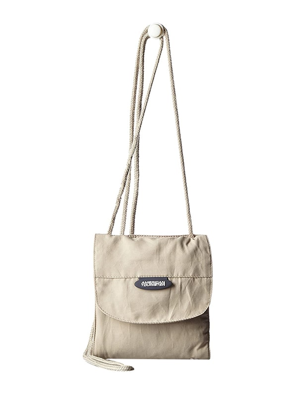 American Tourister Fabric Neck Pouch, Beige