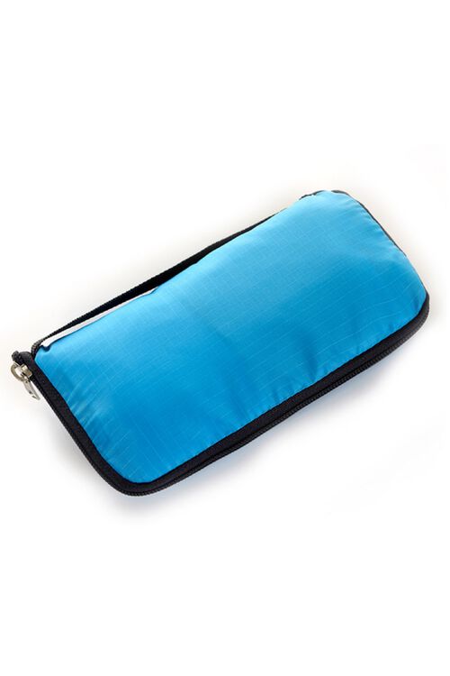 American Tourist Foldable Luggage Cover, Blue Color