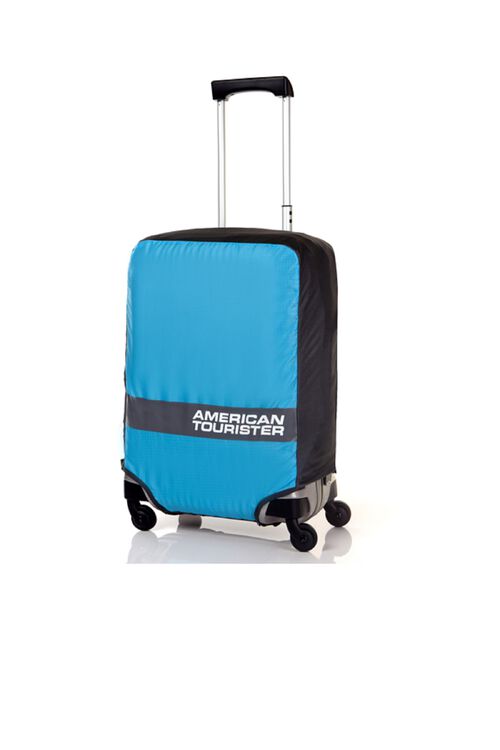 American Tourist Foldable Luggage Cover, Blue Color