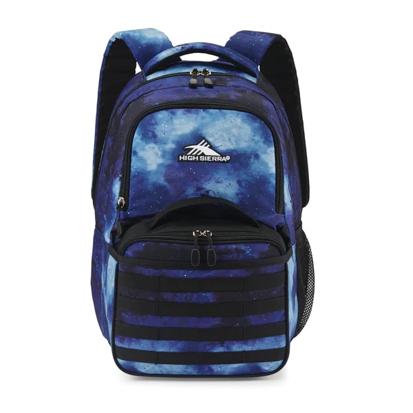 High Sierra Tactic Backpack, Grey & Blue Color
